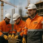 Uniforme de obra e imagem profissional da construtora
